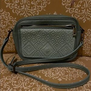 Valentina Fiore Green Crossbody Bag
